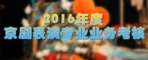 男孩子把小鸡鸡插入女孩子屁股里面的应用国家京剧院2016年度京剧表演专业业务考...